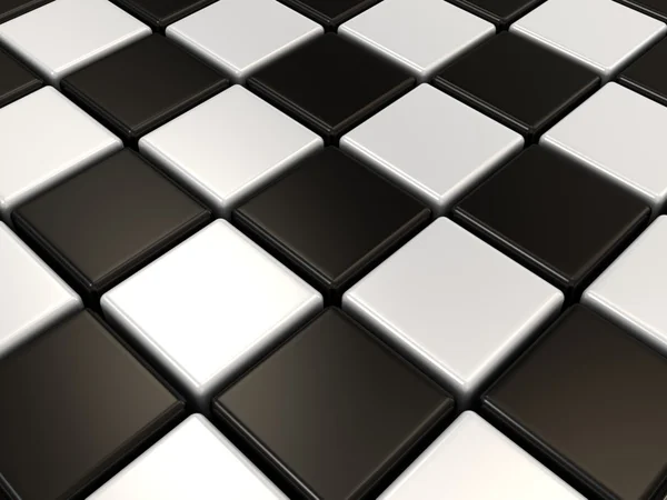 Чорно-білий шаховий фон — стокове фото