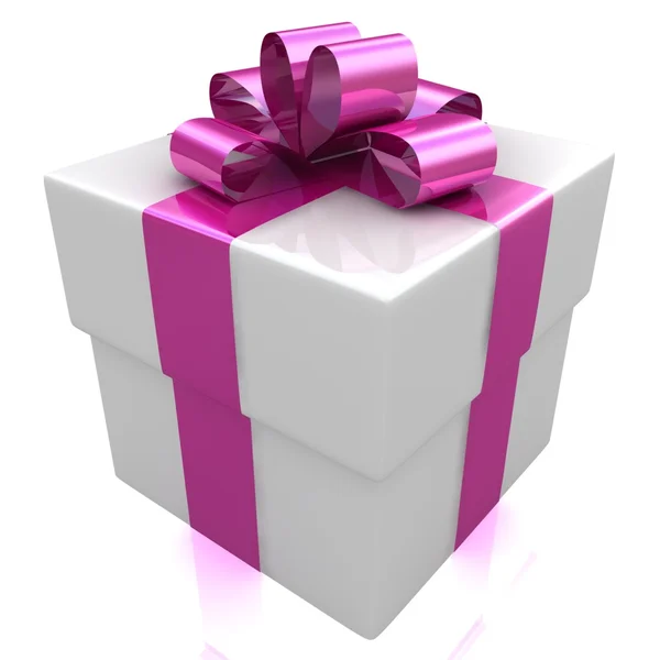 Gift box isolated on white background — Stock Photo, Image