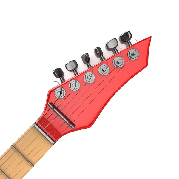 Rote Gitarre — Stockfoto