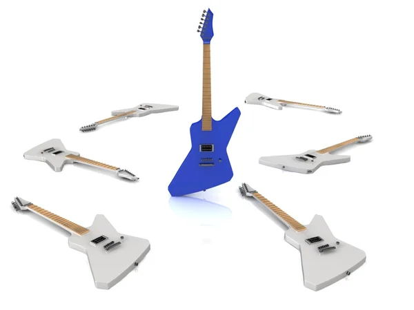 Guitarras. Concepto de único . —  Fotos de Stock