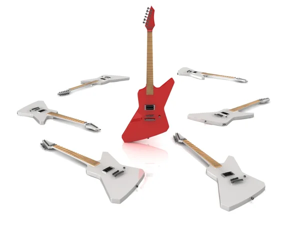 Guitarras. Concepto de único . —  Fotos de Stock