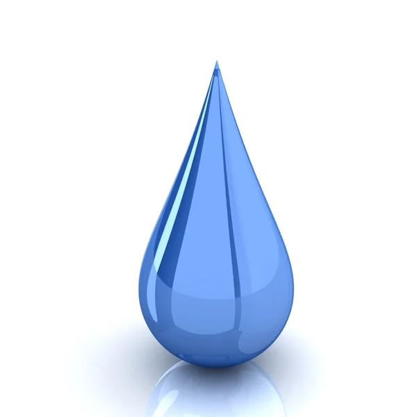 Blue drop — Stock Photo, Image