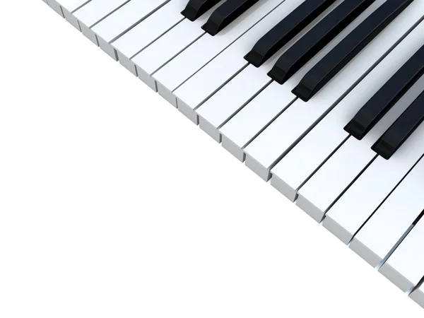 Piano toetsen. — Stockfoto