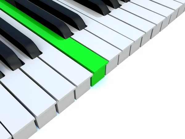 Zongora billentyűk. egyedi koncepció. — Stock Fotó