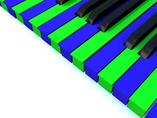 Colorful piano background — Stock Photo © mmaxer #3554840