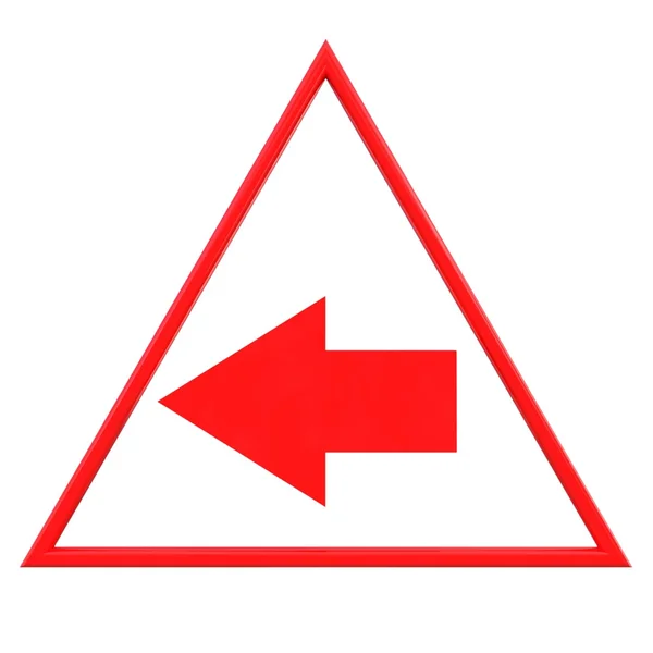 Icono flecha roja — Foto de Stock
