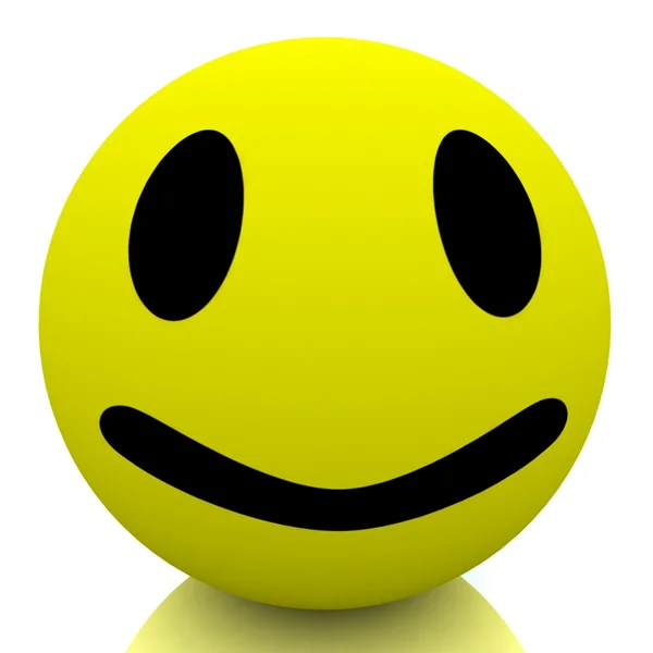 Κίτρινο χαμόγελο — Φωτογραφία Αρχείου