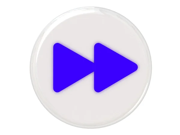 Siguiente botón sobre fondo blanco — Foto de Stock