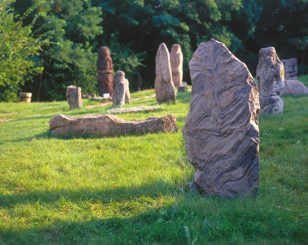 Stone Babas in Zaporizhia, Ukraine — Stock Photo, Image