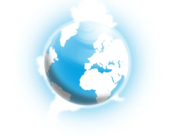 Globe in the sky — Stock Photo, Image