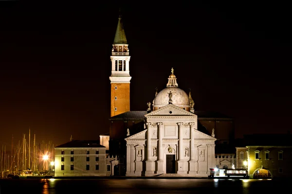 San Giorgio Maggiore bei Nacht — Stockfoto