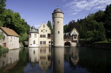 Water castle Mespelbrunn, Spessart clipart