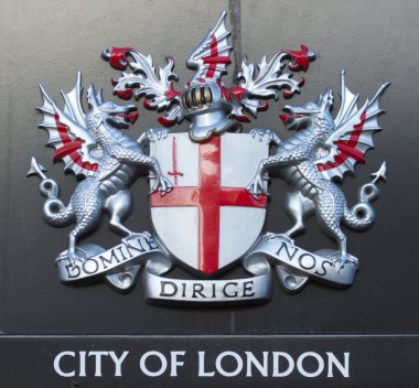 Sign of the city of London clipart