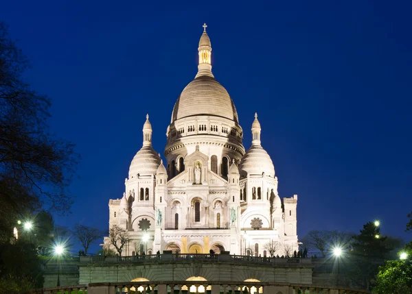 Sacre Coeur during twilight Royalty Free Stock Photos