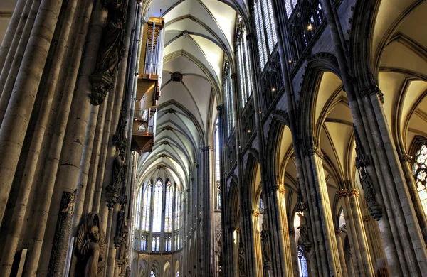 Nave of Cologne Cathedral — Stock Photo, Image