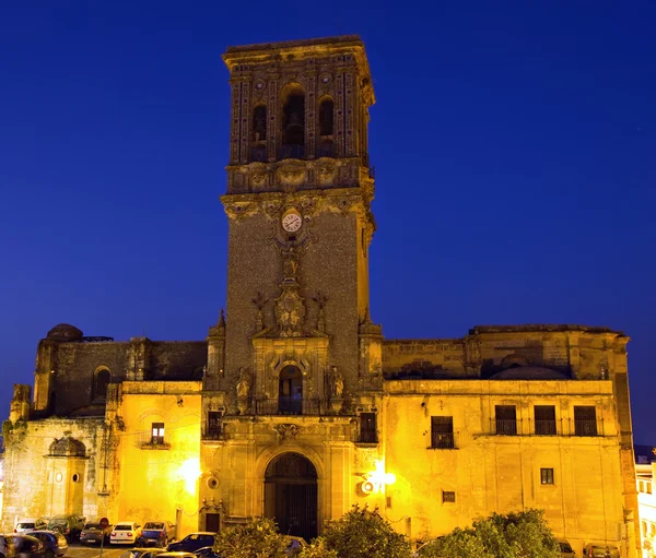 stock image Santa Maria de la Ascuncion at dusk