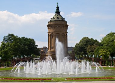 Landmark Water Tower, Mannheim clipart