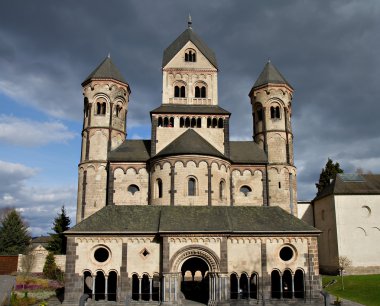 Romanesque Abbey Maria Laach clipart