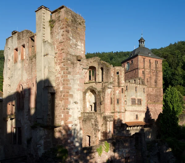 Ruína do castelo vermelho Heidelberg — Fotografia de Stock