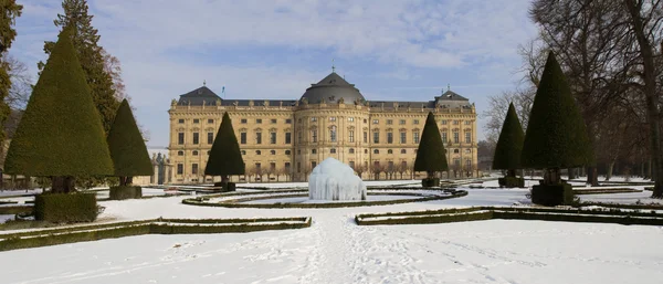 Burg Würzburg im Winter — Stockfoto