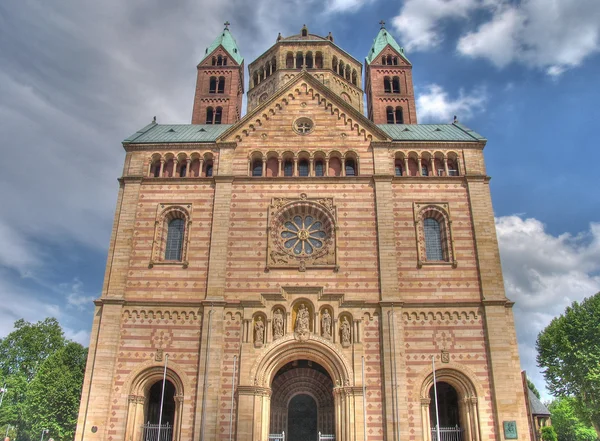 stock image Roman Cathedral Mariendom, Speyer