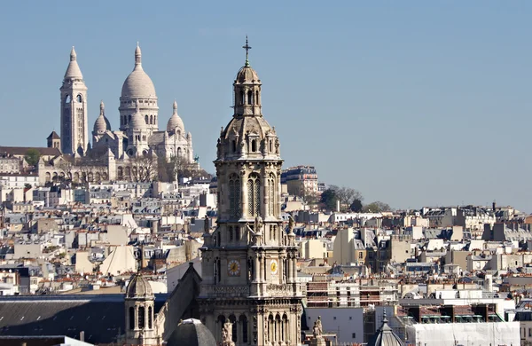 Dachy Paryża — Zdjęcie stockowe