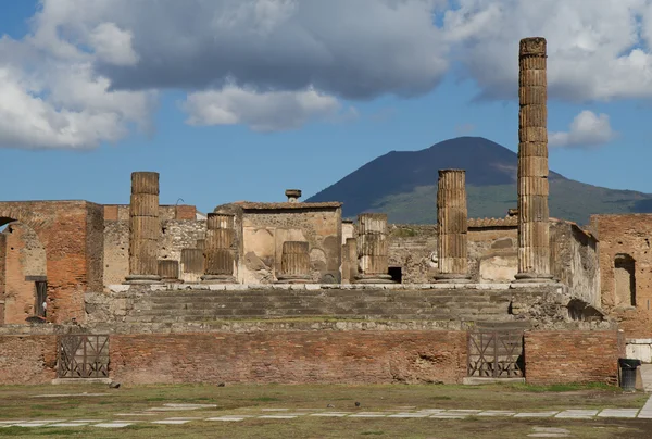 Tempel district van pompeii — Stockfoto