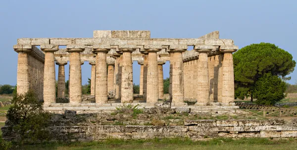 Tempel der antiken griechischen Basilika — Stockfoto