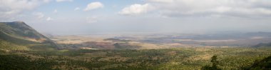 Panorama of the Rift Valley clipart