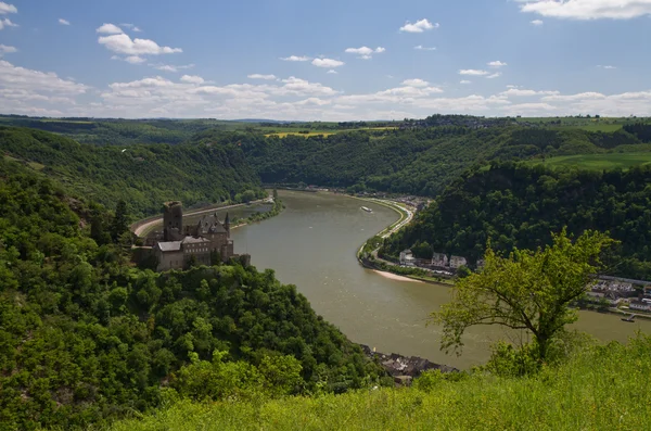 Panorama of the Rhine Valley near the Loreley — Stock Photo, Image
