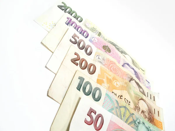 Tjeckiska sedlar — Stockfoto
