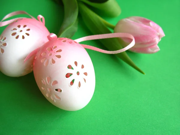 stock image Easter, background with eggs