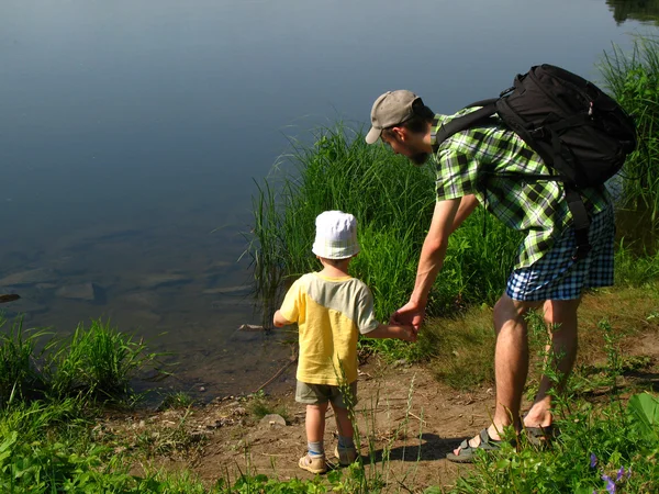 stock image Father and son