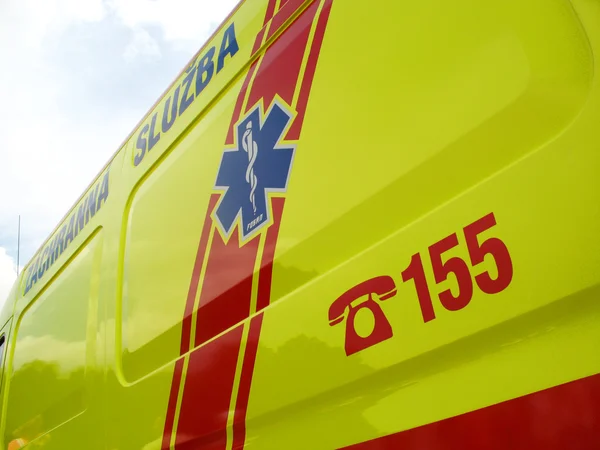 Ambulans bil, Detaljer Stockbild