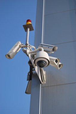 Security cameras clipart