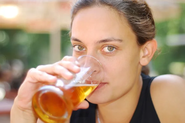 stock image Drinking beer