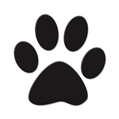 Paw print clipart