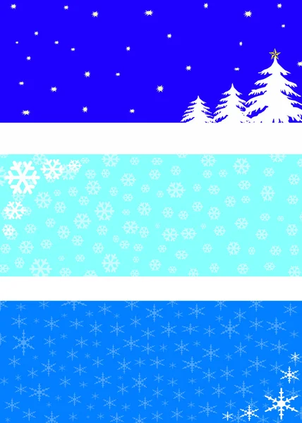 Winterkarte — Stockfoto