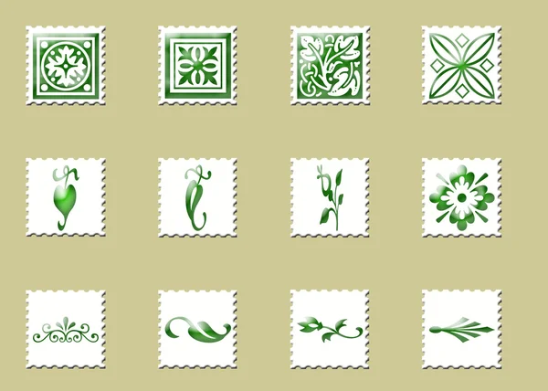Почтовые марки — стоковое фото
