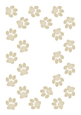 Paw print clipart