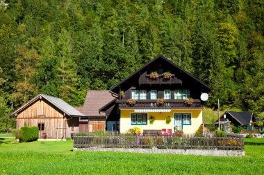 Alpine-style house clipart