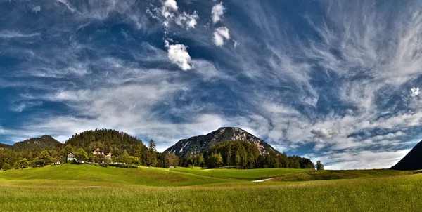 Альпійський пейзаж Ліцензійні Стокові Зображення