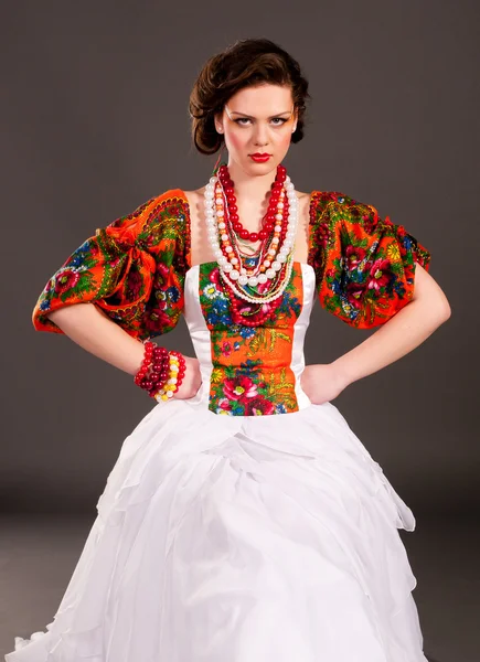 Russian girl fashion — Stock Photo, Image