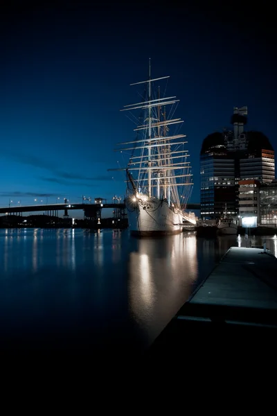 stock image Old ship in gothenburg harbour