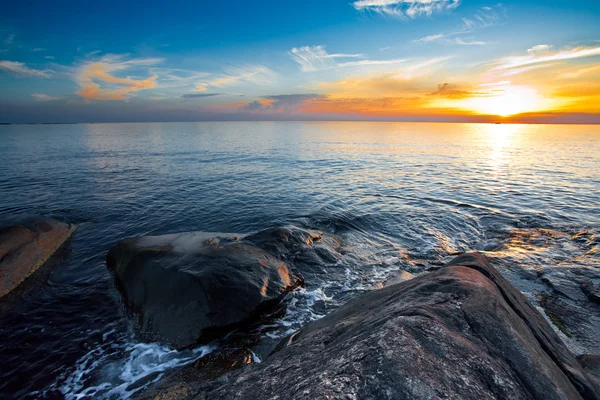 Живописный вид на шведское побережье — стоковое фото