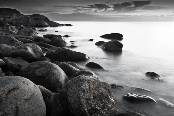 Malerischer Blick auf die schwedische Küste — Stockfoto