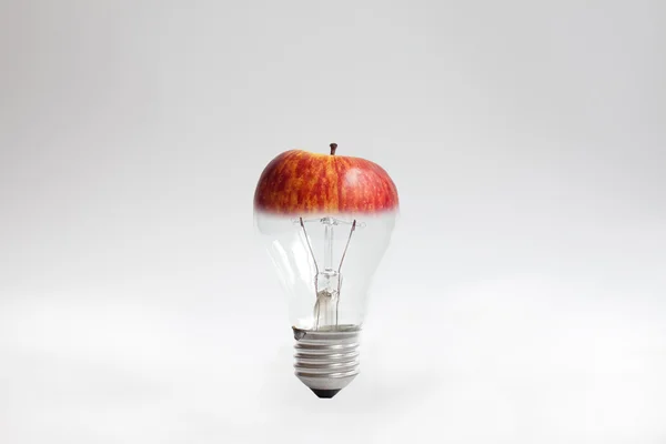 Apple bulb — Stock Photo, Image
