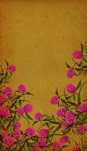 Díszes virág zökkenőmentes textúra — Stock Fotó