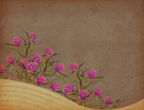 华丽的花卉无缝纹理 — 图库照片