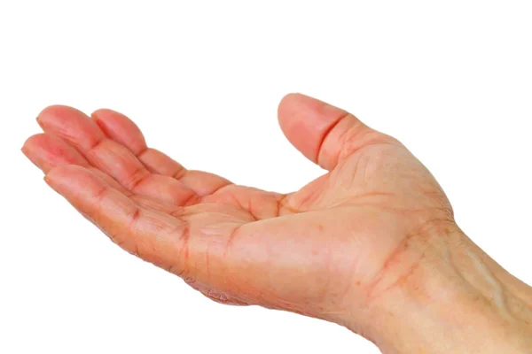 Χέρι με palm όρθιος — Φωτογραφία Αρχείου